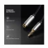 Ugreen AV118 (10593) 3.5mm Male to Female, 1.5 Meter, Black Audio Extension Cable # 10593