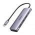 Ugreen CM195 Type-C Male to Dual USB 3.0, Type-C, SD, TF, & HDMI Female Cable / Converter / HUB
