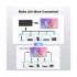 Ugreen CM568 (90512) HDMI Female to HDMI Female Black Switcher with Remote# 90512 5 In 1 out, 4K 60Hz