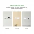 Ugreen LP108 (30394) White Wall Mount Phone Charging Holder # 30394