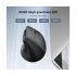 Ugreen M571 (55916) Wireless Black Silent Vertical Mouse #55916