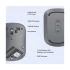 Ugreen MU001 (90373) Gray Silent Portable Wireless Mouse #90373