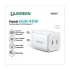 Ugreen Nexode CD294 (15327) Dual USB-C 45W GaN White Charger / Charging Adapter #15327 (2 Pin, EU)