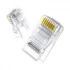 Ugreen NW120 (60558) CAT-6 Unshielded Transparent RJ45 Connector #60558 (100 pcs)
