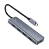 Ugreen 70336 Type-C Male to Quad USB Female Meter HUB #70336
