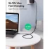 Ugreen US353 (10387) USB Type-C Male to Female, 1 Meter, Black Extension Cable # 10387