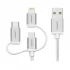 Ugreen 50203 USB to Micro USB+Lightning+Type C USB Cable