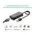 Ugreen 20264 USB Male to 3 USB 2.0 & LAN Female USB Converter Price in BD