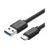 Ugreen 20884  USB Male to Type-C, 2 Meter, Black Charging & Data Cable