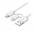 Ugreen 30670 USB Male to Micro & Lightning USB Cable Price in Bangladesh
