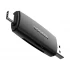 Ugreen 80191 USB Type-C & Male to SD/Micro SD/MMC Micro/RS MMC Card Reader