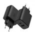 Ugreen X227 (45302) USB & USB-C 20W Black Charger / Charging Adapter #45302 (2 Pin, EU)