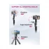 Ulanzi MA09 Black Bluetooth Selfie Stick Tripod & Wireless Remote for Smartphones & Cameras