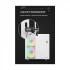 Value Top V300 Mini Tower Micro-ATX White Gaming Desktop Casing With 3 RGB Fan