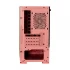 Value Top VT-B701-P Mini Tower Micro-ATX (Tempered Glass Side Window) Pink Gaming Desktop Casing