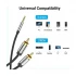 Vention 3.5mm Male to 2 RCA Male, 10 Meter, Black Audio Cable # BCFBL