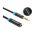 Vention VAB-B06-B300-M 3.5mm Male to Female, 3 Meter, Black Audio Cable #VAB-B06-B300-M