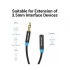 Vention VAB-B06-B500-M 3.5mm Male to Female Audio Cable in BD