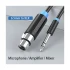 Vention BBEBL 6.5mm Male to XLR Female 10 Meter Black Audio Cable # BBEBL