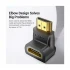 Vention AIOB0 HDMI Male to Female Black Converter # 90 Degree, AIOB0