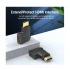 Vention AIPB0 HDMI Male to Female Black Converter # 90 Degree Vertical Flat, AIPB0