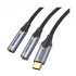 Vention BGNHY Type-C Male to Dual 3.5mm Female Type-C Converter