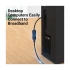 Vention CEHBB USB Male to LAN Female, 0.15 Meter, Black Converter #CEHBB