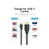 Vention CGYBG USB Type-C Male to DP Male 1.5 Meter Black Cable #CGYBG (8K)