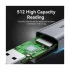 Vention CLLH0 USB Type-C & USB Male to SD/TF Gray Card Reader #CLLH0