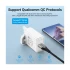 Vention FACW0-UK 1-Port USB 22.5W White Charger / Charging Adapter #FACW0-UK (3 Pin, UK)