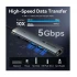 Vention TGNHB USB Type-C Male to HDMI, LAN, Dual USB & Dual USB-C Female Gray Converter #TGNHB