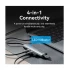 Vention TGZHB USB Type-C Male to Quad USB & USB-C Female Gray Converter #TGZHB