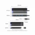 Vention TPVBB USB Type-C Male to Tri USB 3.0, HDMI, USB 3.2 Gen 1 Type-C & USB Type-C (PD) Female Black Converter With HDMI Receiver #TPVBB
