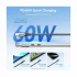 Vention TRAHF USB 2.0 Type-C Male to Male, 1 Meter, Black Braided Charging & Data Cable #TRAHF