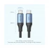 Vention TREBF USB 2.0 Type-C Male to Male, 1 Meter, Blue Braided Charging & Data Cable #TREBF
