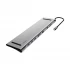 Vention THOHAH Type-C Male to Tri USB, HDMI, VGA, TF, SD, LAN, 3.5mm & PD Female Cable / Converter / HUB Price in Bangladesh