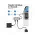 Vention TGDHB Type-C Male to Tri USB, PD & LAN Converter Type-C Converter in BD
