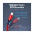 Vention LABRG USB 2.0 Male to Lightning 1.5 Meter Red Charging & Data Cable #LABRG