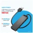 Vention CHMBB USB Male to Quad & Micro Female Cable / Converter / HUB Best Price