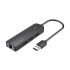 Vention CHPBB USB Male to Tri & LAN Female USB Converter