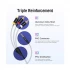 Vention VAB-R07-B150 3.5mm Male to 3RCA Male, 1.5 Meter, Black AV Cable #VAB-R07-B150