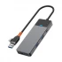 Wiwu Linker USB & Type-C Male to Tri Female Cable / Converter / HUB