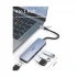 Wiwu Alpha 440 Pro Type-C Male to Quad USB Female Grey Hub