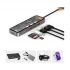 Wiwu Cyber Hub 7 In 1 CB007 Type-C Male to HDMI, Tri USB, (PD), SD & TF Female Cable / Converter / HUB in BD