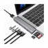 WIWU Dual Type-C Male to Dual HDMI, Tri USB, SD, TF & Type-C Female Type-C Converter
