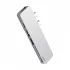 Wiwu WIWU Dual Type-C Male to HDMI, USB, SD, TF & Female Type-C Converter