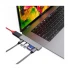 WIWU Dual Type-C Male to HDMI, Dual USB, SD, TF & Dual Type-C Female Type-C Converter Price in BD