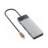 Wiwu Linker Series Hub A921HV Type-C Male to HDMI, VGA, Tri USB, Dual Type-C, SD & TF Female Cable / Converter / HUB Price in Bangladesh