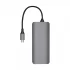 WiWU WIWU Type-C Male to HDMI Tri USB 3.0 2.0 SD TF LAN 3.5mm Audio Female Type-C Converter
