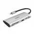 Wiwu WIWU Type-C Male to HDMI, Tri USB, SD, TF, & LAN Female Type-C Converter
